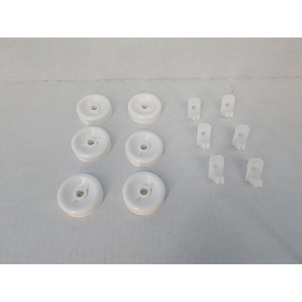 W10139223 Dishwasher Lower Rack 304 Stainless Steel 6 Wheels for 23" Dishwasher - Picture 8 of 13